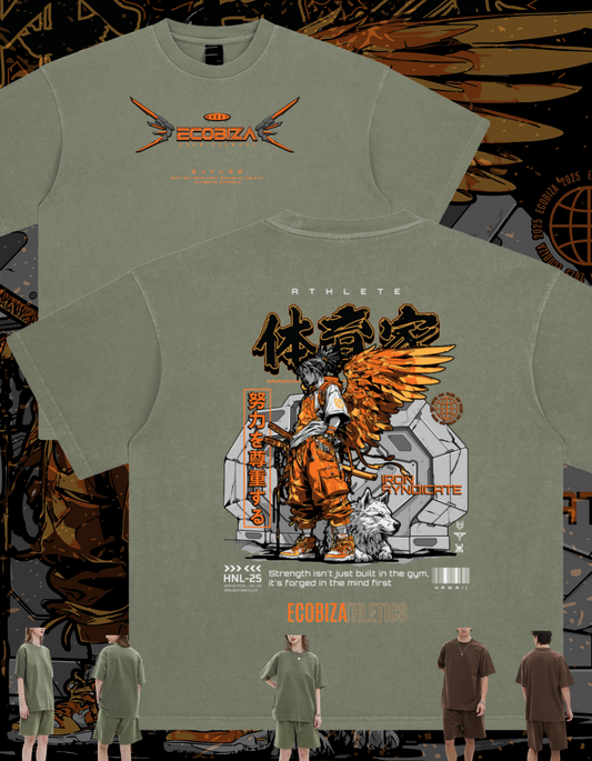 Ecobiza - Iron Angel - Unisex Artisan Eco-Washed Tee