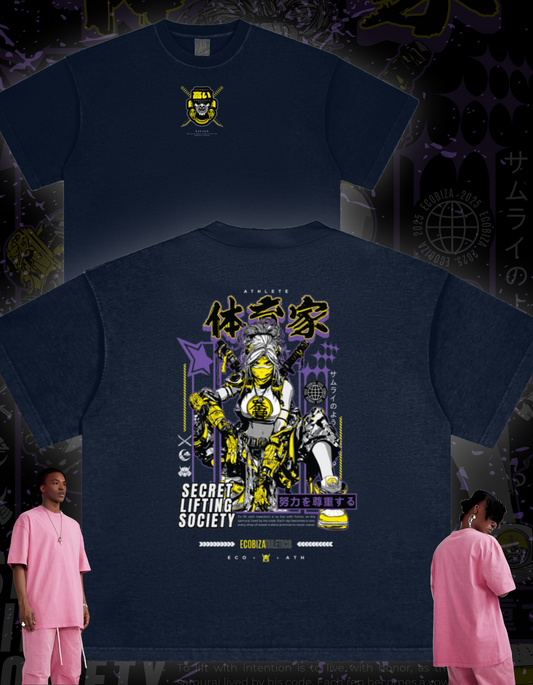 Ecobiza - Tech Samurai - Heavyweight Vintage Washed Tee