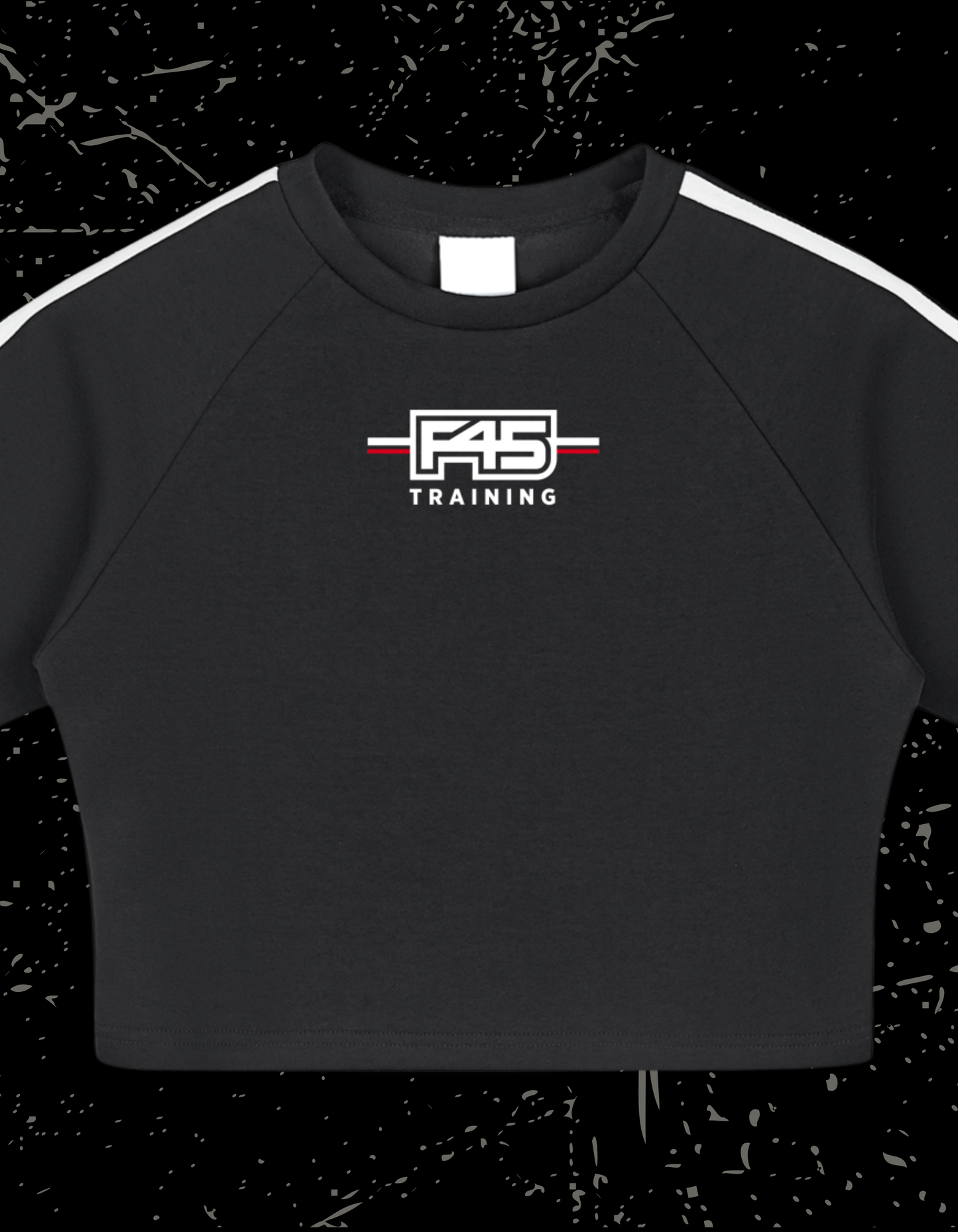 F45 - Black HLC - Cooling Performance Crop Top