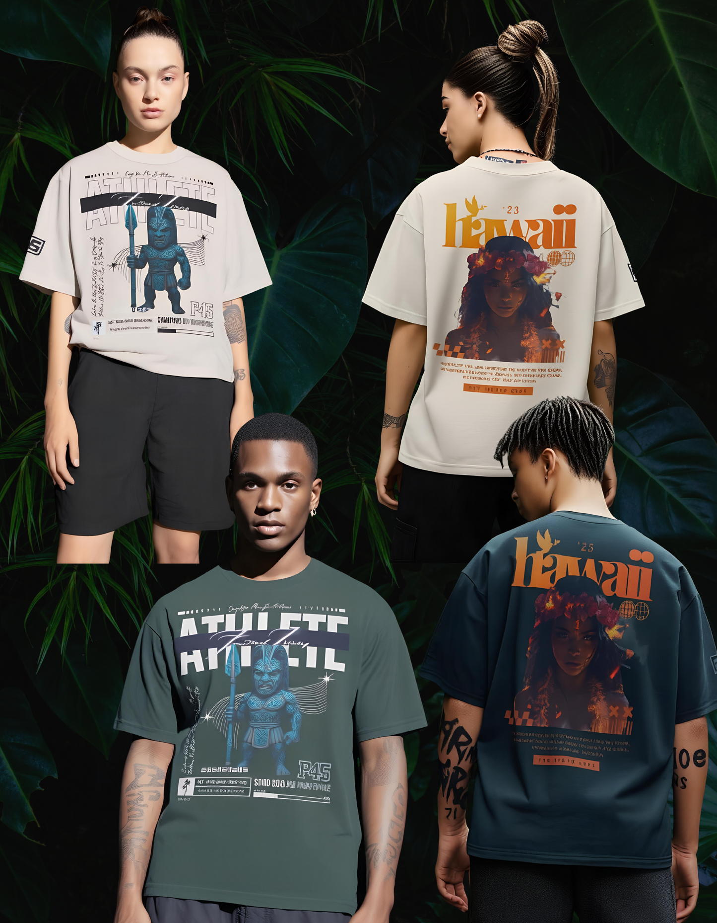 F45 - House of Pele - Oversized Boxy Tee