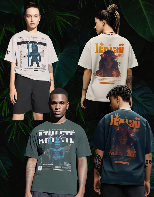 F45 - House of Pele - Oversized Boxy Tee