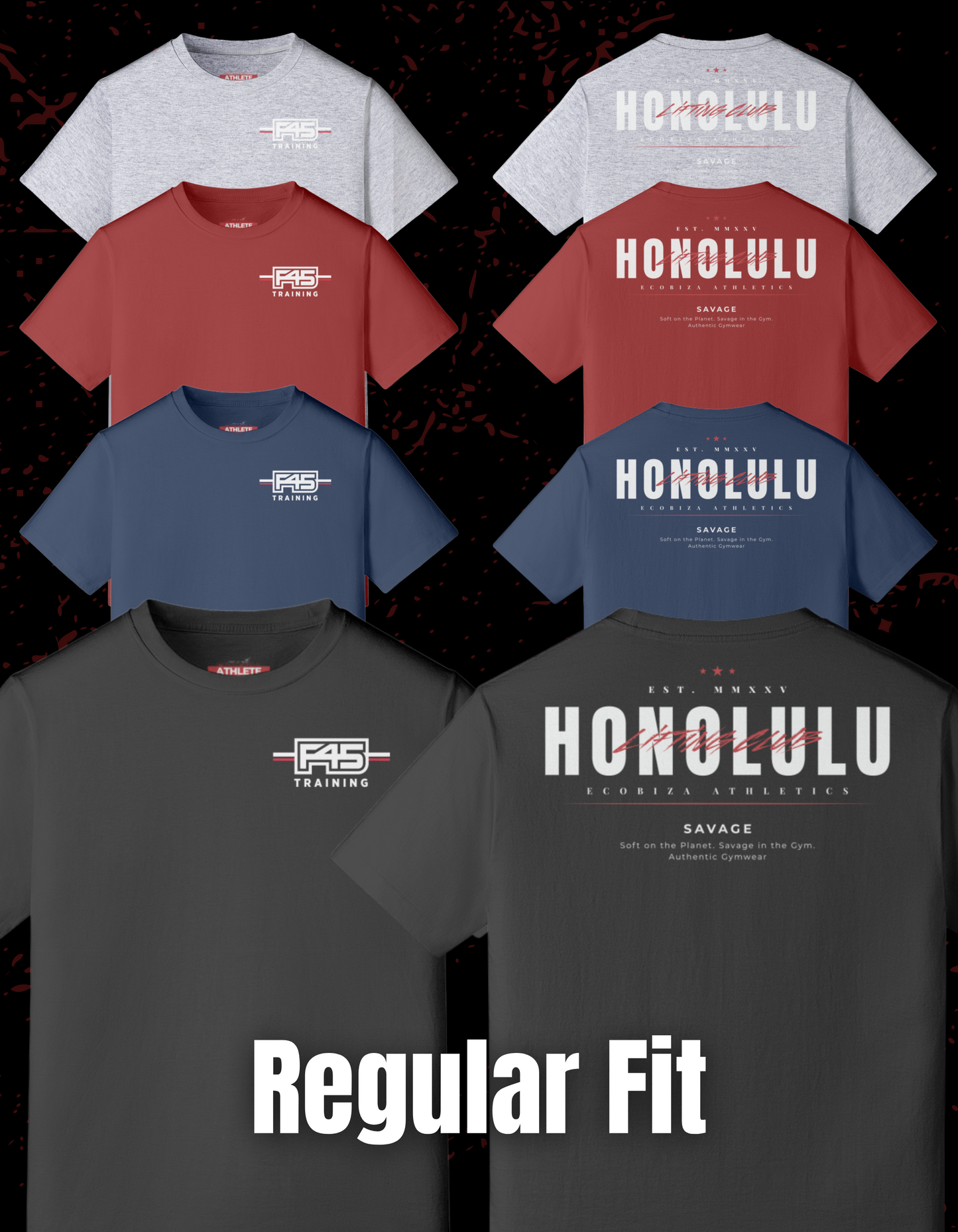 F45 HLC - Essentials Tee (Regular Fit - Premium Midweight)