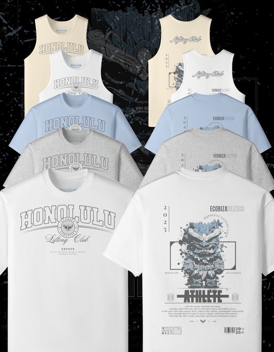 Ecobiza - Ocean Tiki - Boxy Tees & Cloudsoft Tanks