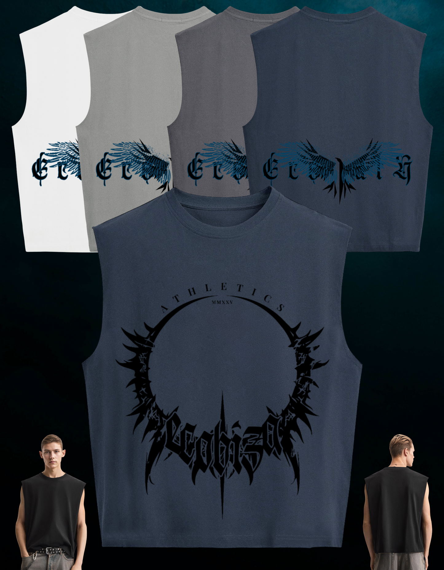 Ecobiza - KINGSCROWN - Boxy Cropped Heavyweight Tank