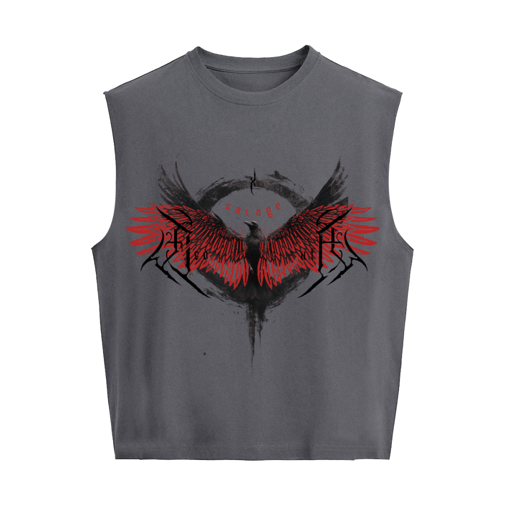 Ecobiza - DTHRVN - Boxy Cropped Heavyweight Tank