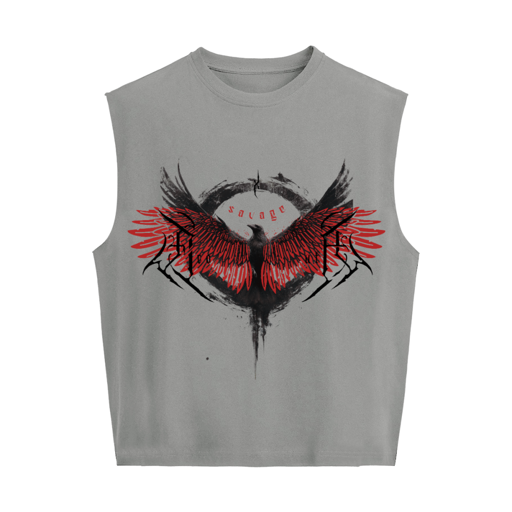 Ecobiza - DTHRVN - Boxy Cropped Heavyweight Tank