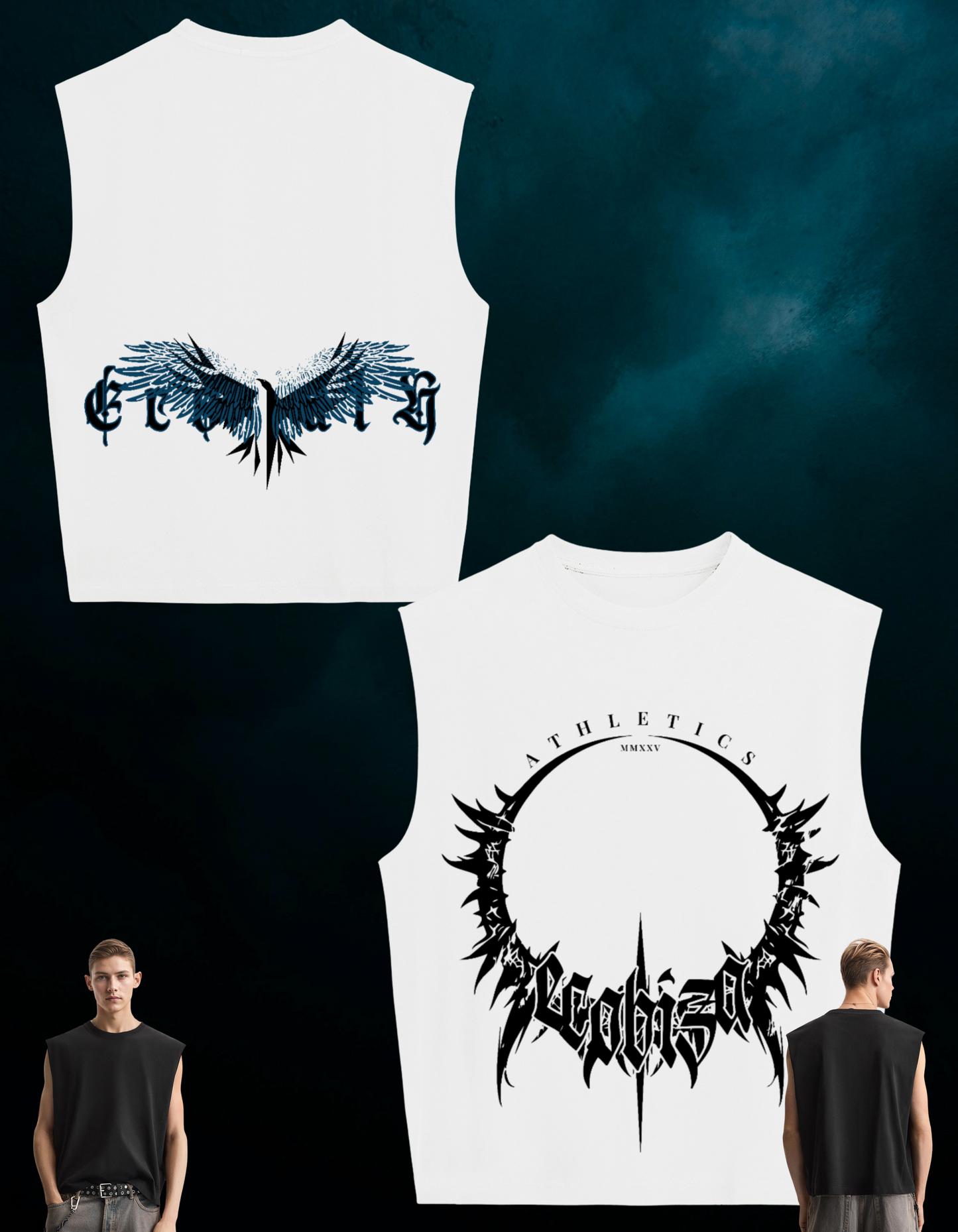 Ecobiza - KINGSCROWN - Boxy Cropped Heavyweight Tank