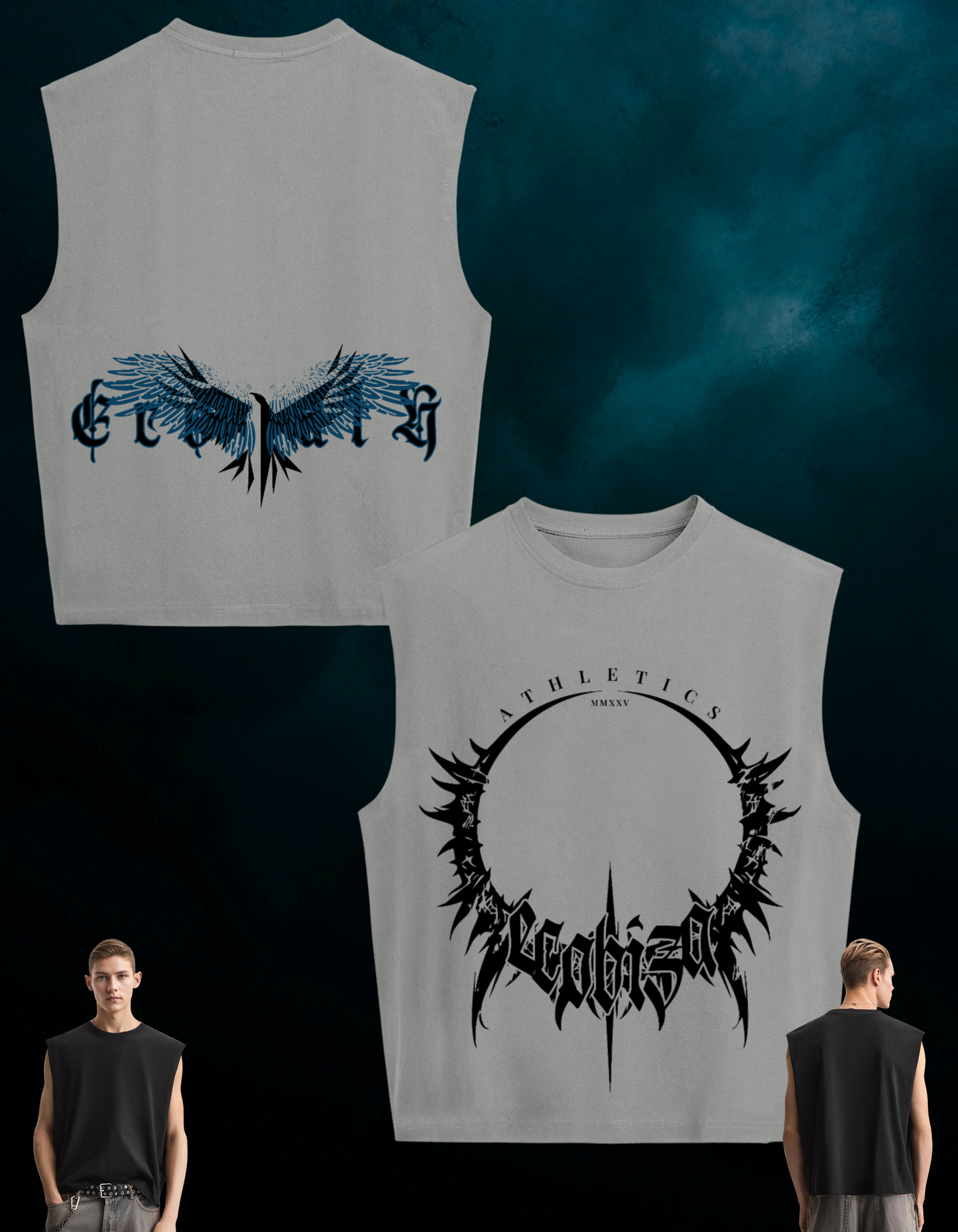 Ecobiza - KINGSCROWN - Boxy Cropped Heavyweight Tank