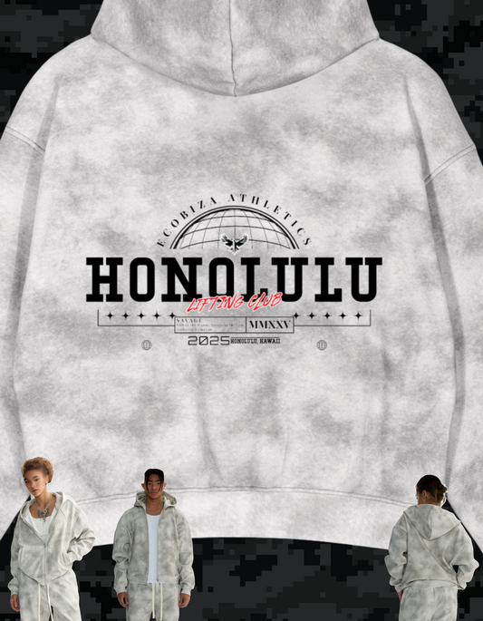 Ecobiza - HLC Essentials - Stonecloud Boxy Fleece Hoodie