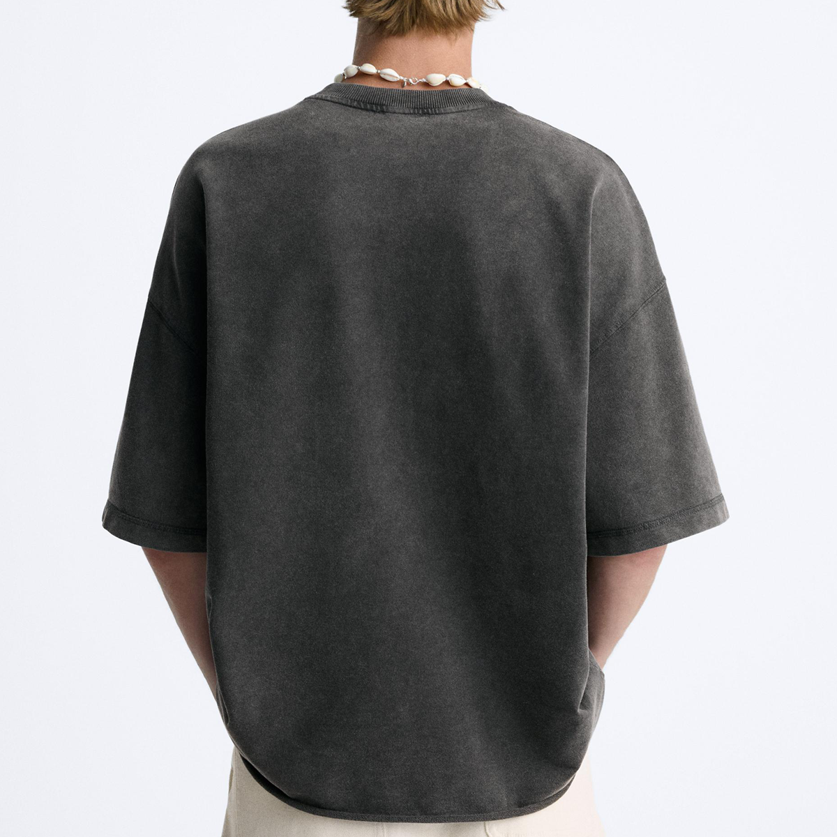 Ecobiza - RVNGTHK - Unisex Oversized Obsidian Fade Heavyweight Tee