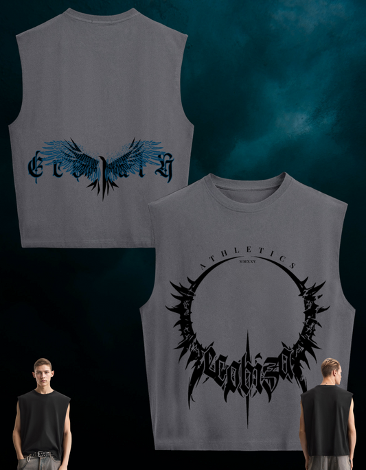 Ecobiza - KINGSCROWN - Boxy Cropped Heavyweight Tank