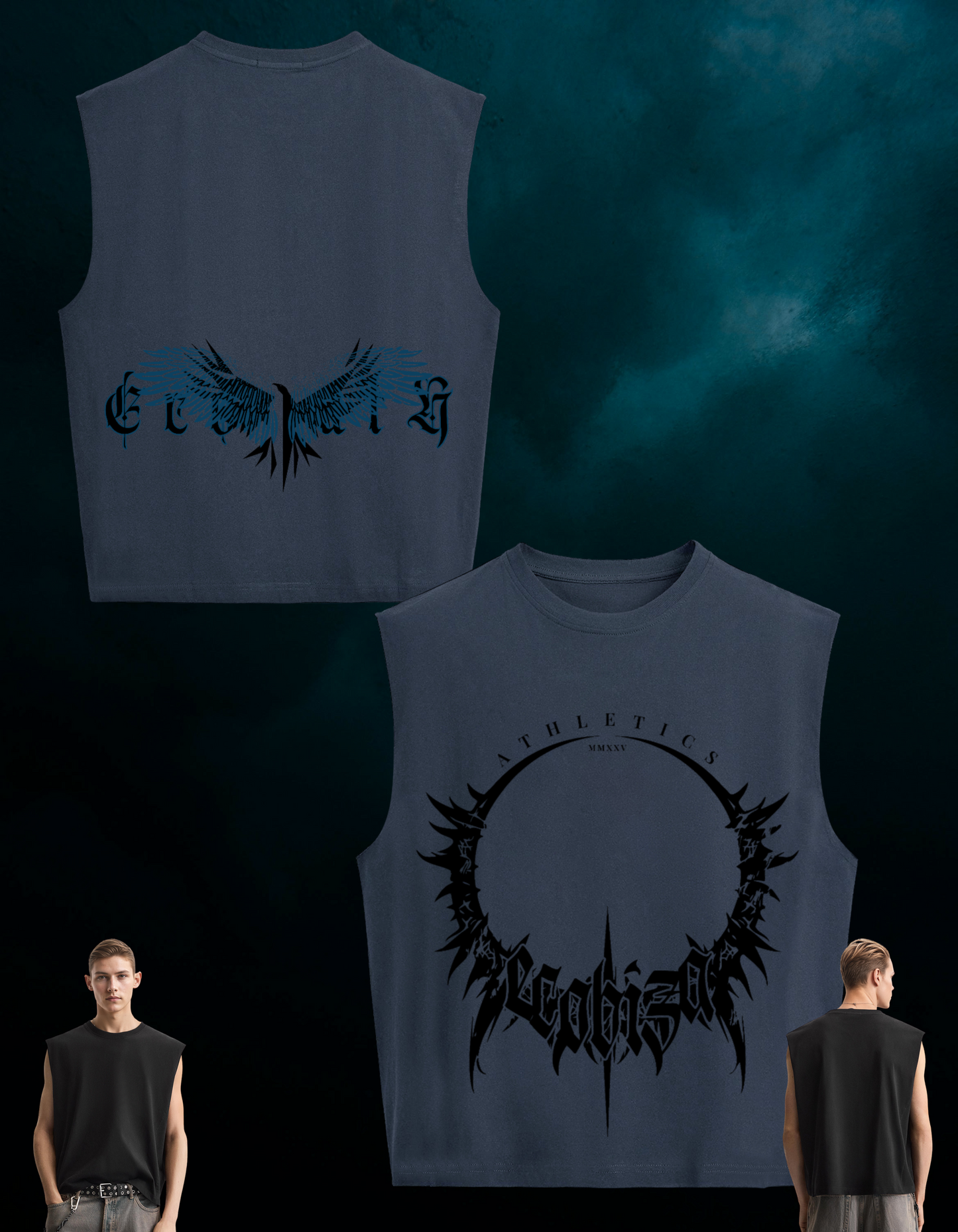 Ecobiza - KINGSCROWN - Boxy Cropped Heavyweight Tank