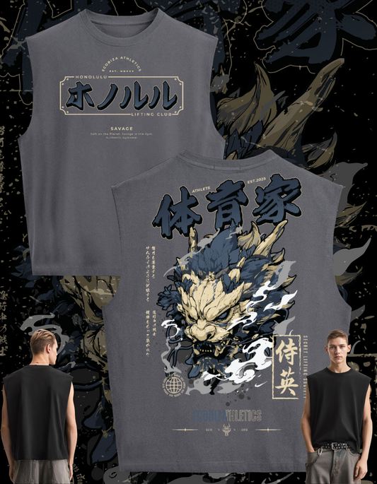 Ecobiza - Drip of the Dragon - Unisex Cropped Boxy Tank