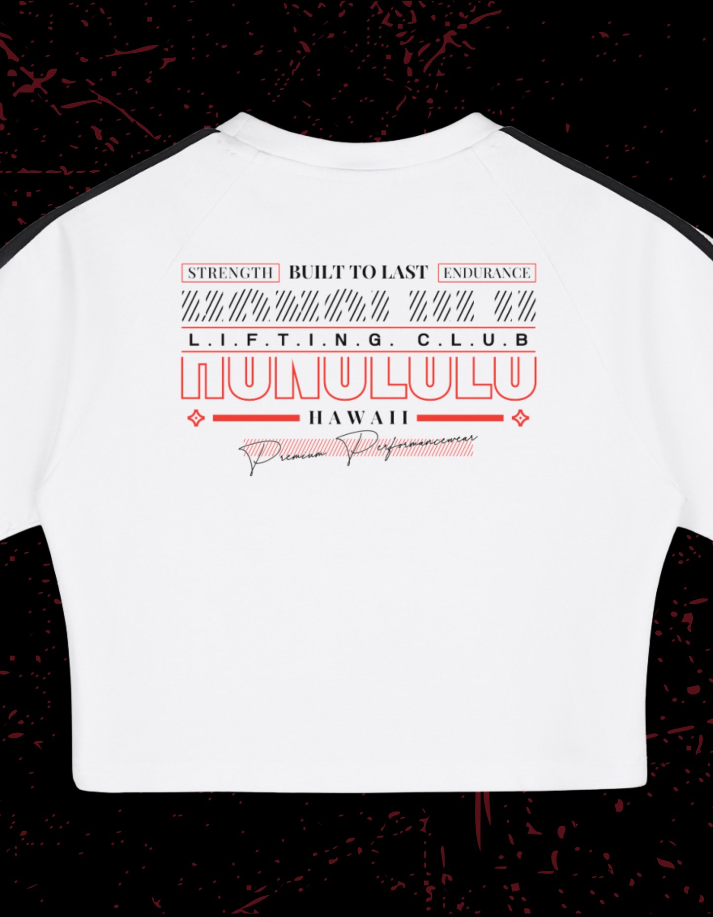 F45 - White HLC - Cooling Performance Crop Top