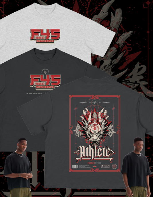 F45 - Awaken the Dragon - Crop Boxy Tee