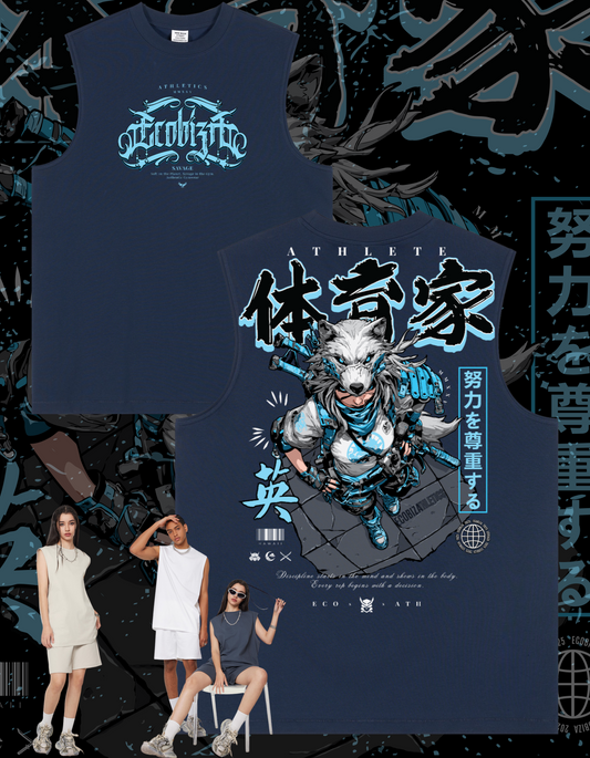 Ecobiza - Moonwolf - Unisex Athletic Tank