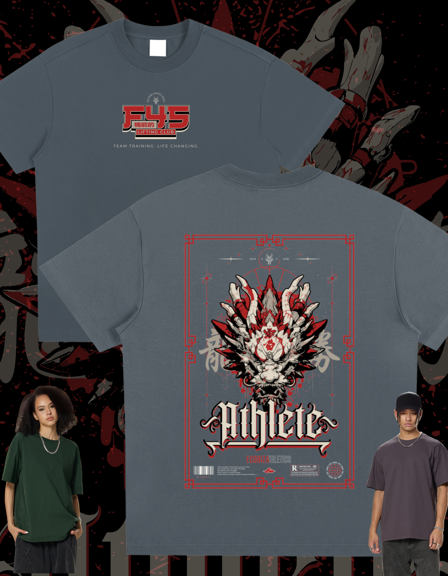 F45 - Awaken the Dragon - Cloudsoft Cooling Tee