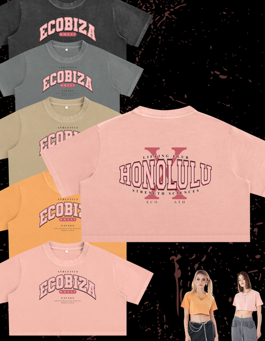 Ecobiza - Club Savage Ice Cream Drip - Crop Top