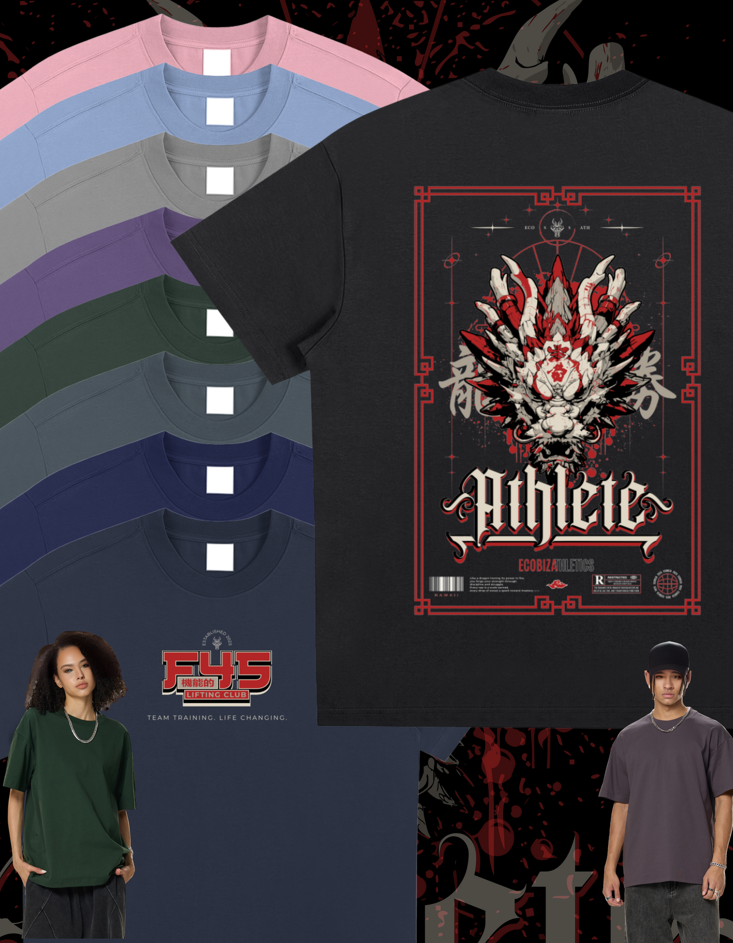F45 - Awaken the Dragon - Cloudsoft Cooling Tee